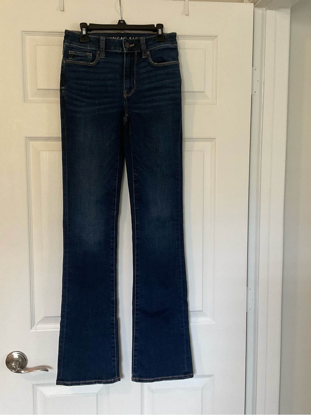 Dark Blue Women's  American Eagle Kick Jeans